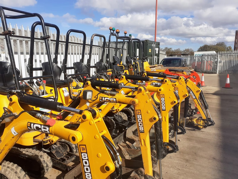 Mini excavator hire in Newham for trenching and groundworks