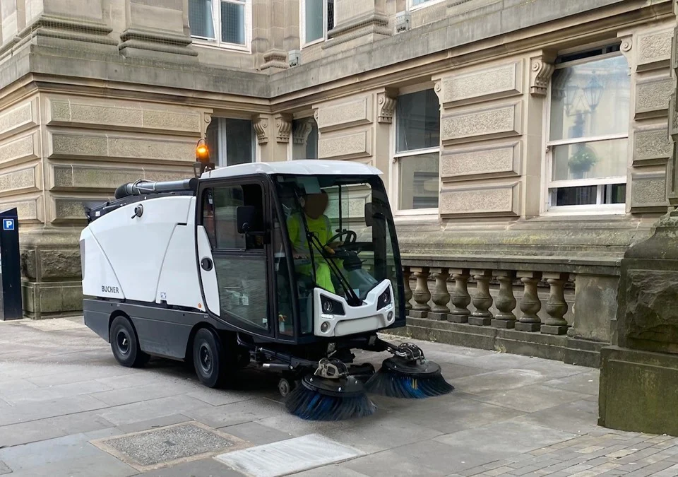 Road sweeper hire in Newham for street and site cleaning